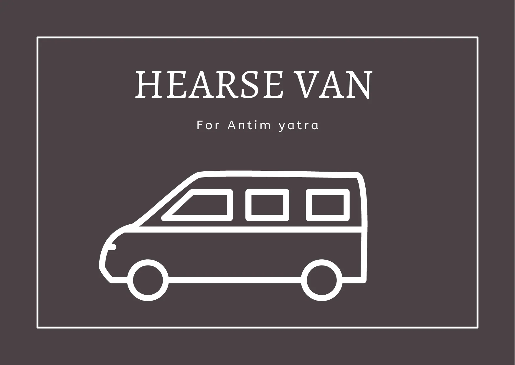 Hearse Van