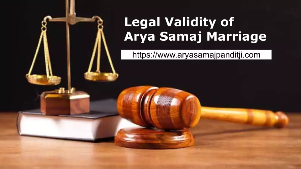 The validity of Arya Samaj Wedding